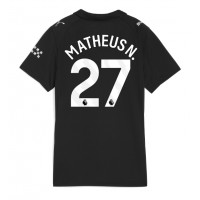 Stroje piłkarskie Manchester City Matheus Nunes #27 Koszulka Wyjazdowej dla damskie 2025-26 Krótki Rękaw